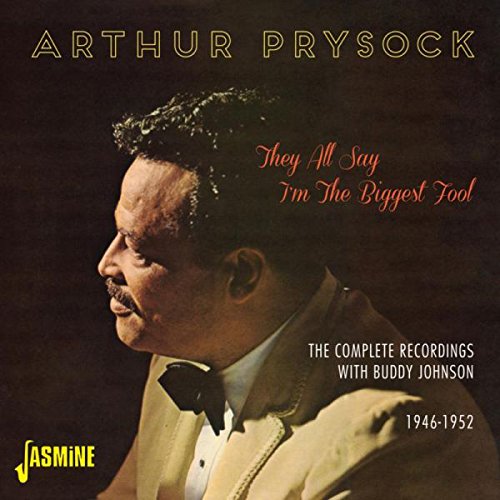 Arthur Prysock's album cover featuring a man in a tan suit and bow tie.