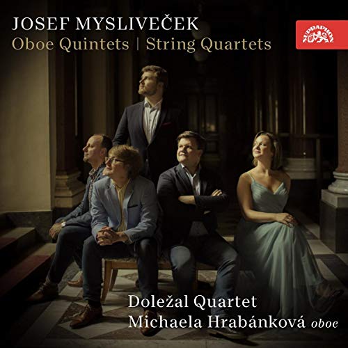 A CD cover featuring a group of five musicians in formal attire.