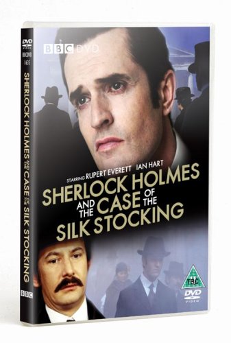 DVD case with Sherlock Holmes cover art, featuring Rupert Everett and Ian Hart.