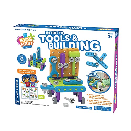 Thames & Kosmos 567017 567012 | Intro to Tools & Building | Stem Kit-Level 1 | Build 5 Awesome Models | Ages 3+