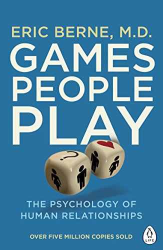 Book cover with blue background, white dice, and title "Games People Play" in large white text.