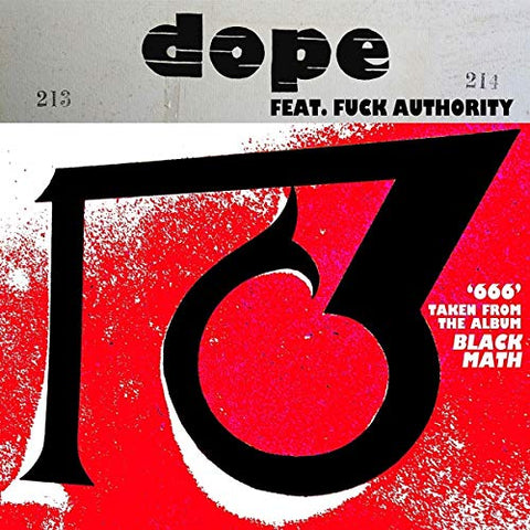 Dope Feat. Fuck Authority - 666 / 1381 (Feat. Fuck Authority) [VINYL]