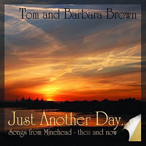 "Album cover with a serene sunset over water, featuring the artists' names and album title."