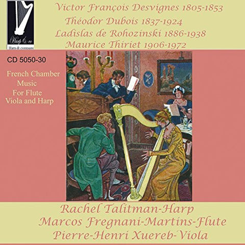 Rachel Talitman - French Chamber Music for Flute, Viola & Harp [CD]