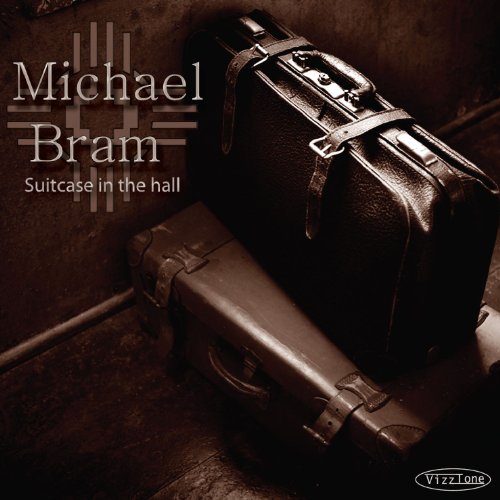 "Album cover featuring two vintage suitcases, one on top of the other, in sepia tones."