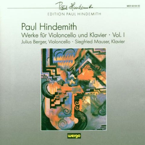 Berger/mauser - Hindemith - Cello & Piano Works, Vol. 1 [CD]