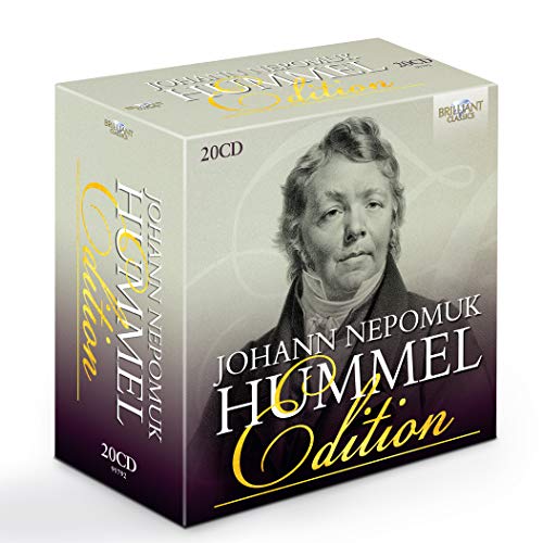 Box set of 20 CDs featuring a portrait of Johann Nepomuk Hummel.