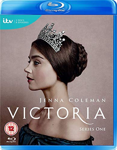 "Blu-ray case with a profile image of a woman wearing a crown."