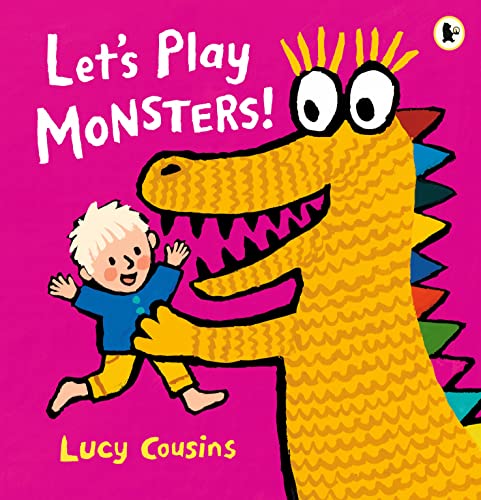 Colorful children's book cover featuring playful monsters and bold typography for young readers.