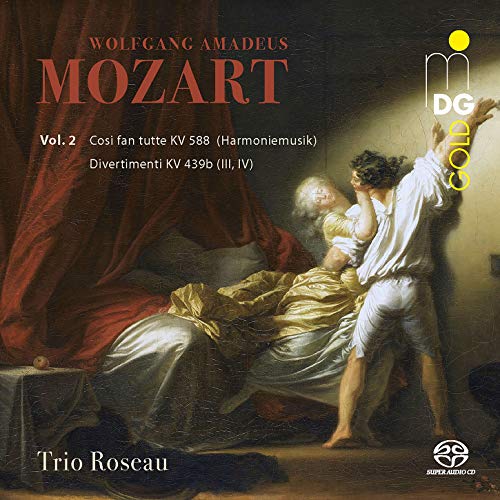 A CD cover featuring a classical painting of a man and woman.