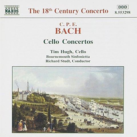 Hughbournemouth Sinf - BACH, C.P.E.: Cello Concertos, Wq. 170-172 [CD]