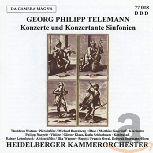 Heidelberger Kammerorchester - Georg Philipp Telemann: Various Concertos [CD]
