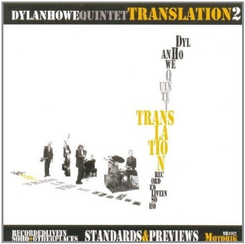"CD album cover featuring five musicians and 'Dylan Howe Quintet Translation 2' text."