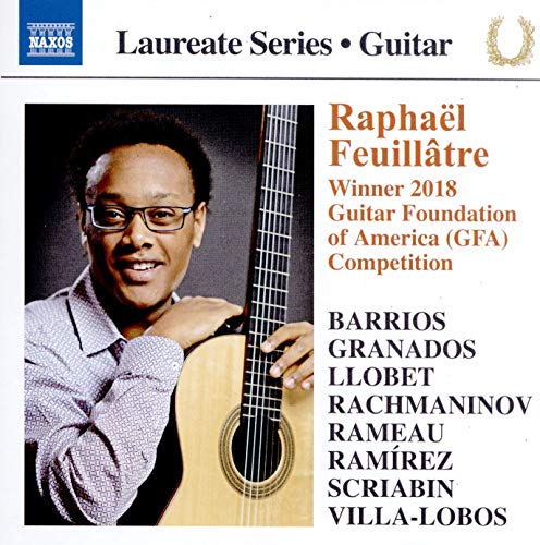 "CD cover with a man holding a guitar and text listing song composers."