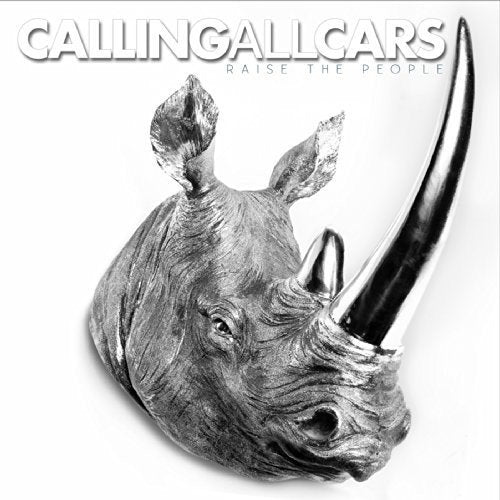 CD case with a rhinoceros head on a white background, titled "Calling All Cars".