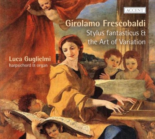 CD cover featuring a Renaissance painting of a woman playing a harpsichord.