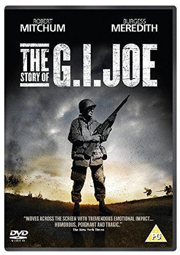 DVD cover for "The Story of G.I. Joe" featuring a soldier with a rifle.
