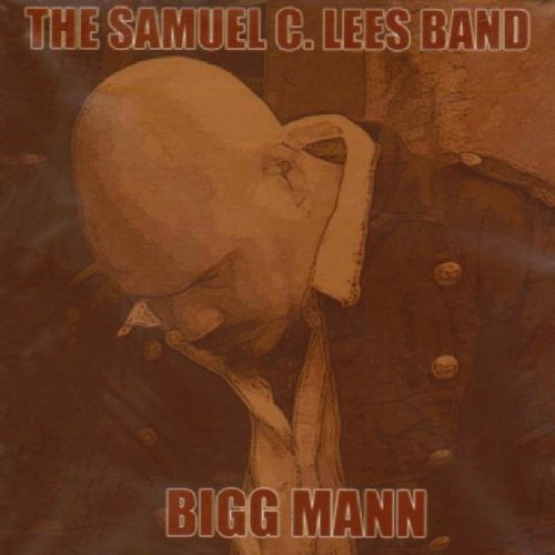 Album cover with a bald man in a military uniform, sepia-toned illustration.