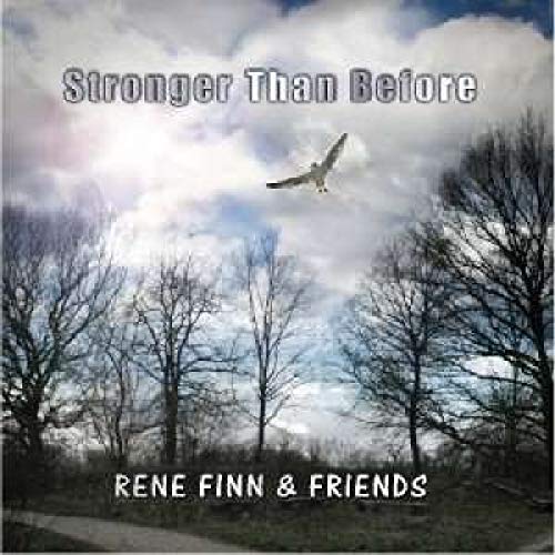 A CD cover featuring a bird flying above trees under a cloudy sky.