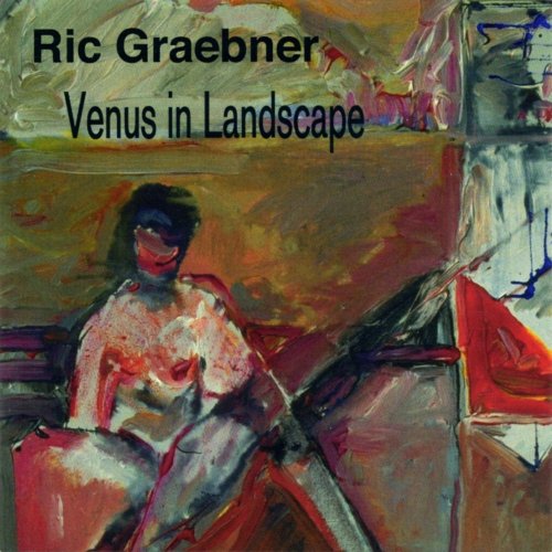 "Album cover with abstract painting of a person seated, Ric Graebner's name and album title."