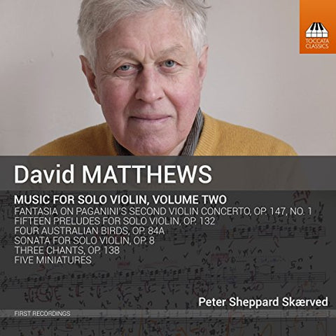 Peter Sheppard Skaeved - Matthews / Solo Violin - Vol 2 [CD]