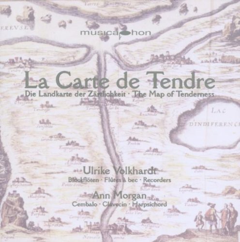 "Album cover with a vintage map and text 'La Carte de Tendre' in large font."