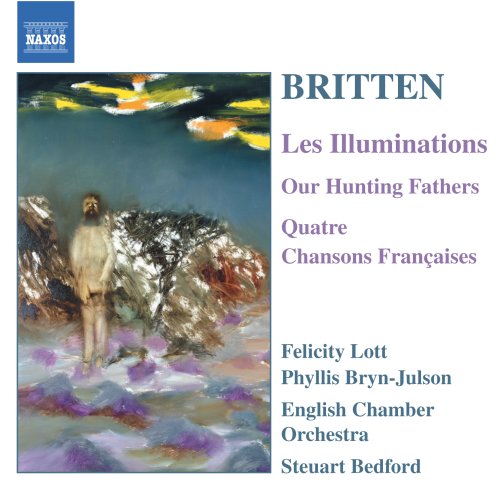 "CD cover with abstract painting of a person and text listing musical compositions."