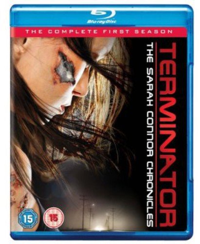 "Blu-ray case with cover art featuring a woman's face with metal endoskeleton visible."