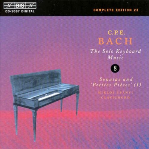 Spanyi Miklos - CPE Bach: The Solo Keyboard Music, Vol 8 - Sonatas & 'Petites Pièces' I /Spányi [CD]