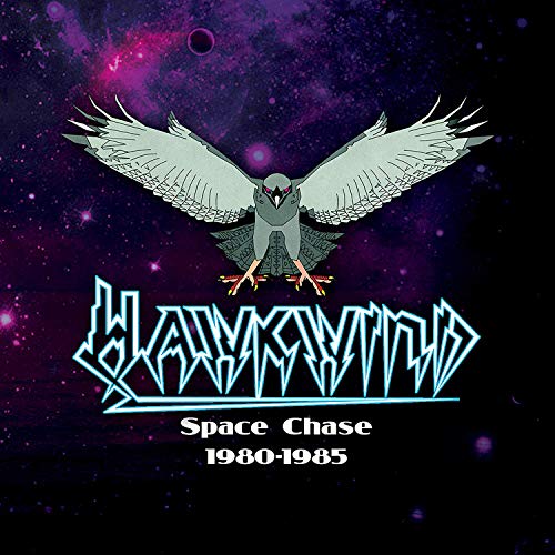 Hawkwind CD box set with booklet, poster, and disc against a white background.