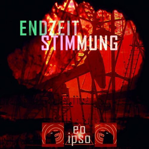 "Eo Ipso" CD cover featuring a burning Ferris wheel with red glow and text overlay.