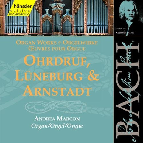 Andrea Marcon - Bach: Organ works - Ohrdruf, Lüneburg & Arnstadt (Edition Bachakademie Vol 87) /Marcon [CD]