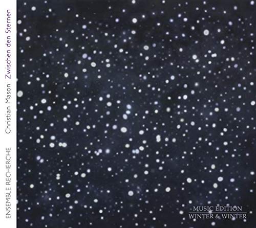 A CD cover featuring a dark background with white dots, resembling a starry night sky.