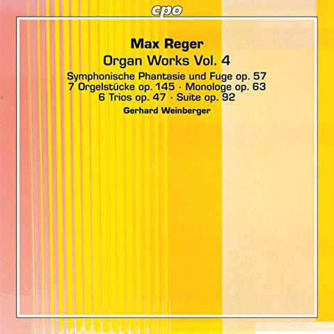 Gerhard Weinberger - Reger / Organ Works - Vol 4 [CD]