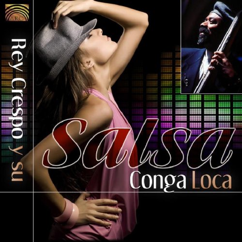 "CD cover featuring a dancing woman and a man playing a stringed instrument."