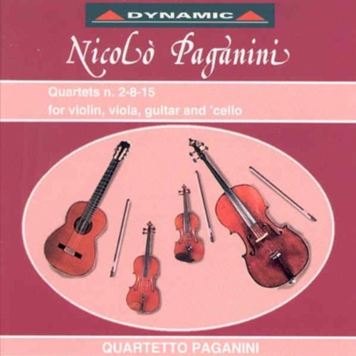 Quartetto Paganini - Paganini: Quartets Nos. 2, 8, 15 for Violin, Viola, Guitar & Cello [CD]