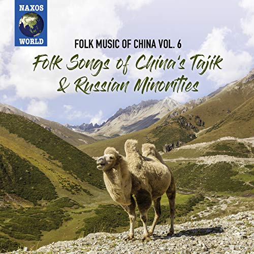 CD cover featuring two camels on a mountain with green hills and cloudy sky.