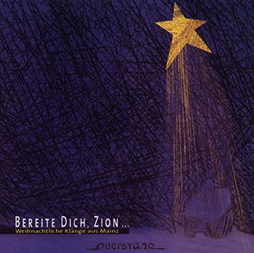 "CD cover featuring a tall, gold star on a dark, scribbled background."