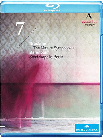 Bruckner: The Mature Symphonies [Daniel Barenboim, Staatskapelle Berlin] [Blu-ray] [2014] [Region Free] Blu-ray