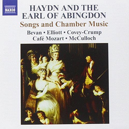 "CD cover with classical painting of people in 18th-century attire, white background."