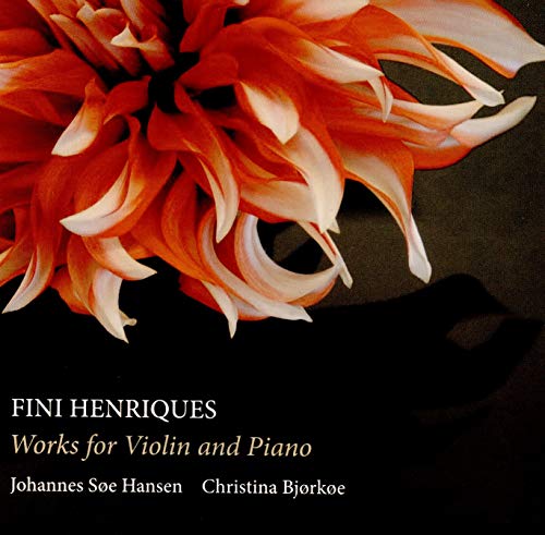 A CD cover featuring a large orange flower on a muted green background.