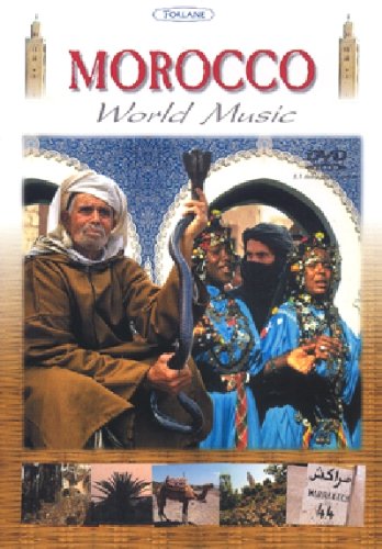 DVD cover featuring three musicians in traditional Moroccan attire against an arched doorway background.