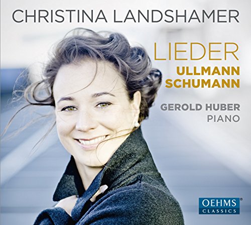 A woman with short, curly hair smiles on a classical music CD cover.
