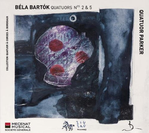 Parker String Quartet - Bartok - Quartets 2 and 5 Audio CD