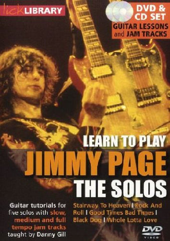 Lick Library: Learn To Play Jimmy Page: The Solos  [DVD]