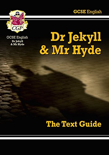 A study guide book cover with a shadowy figure and yellow text.