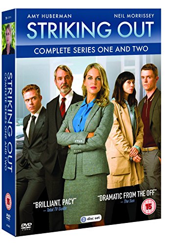 DVD case for "Striking Out" with five actors on the cover.