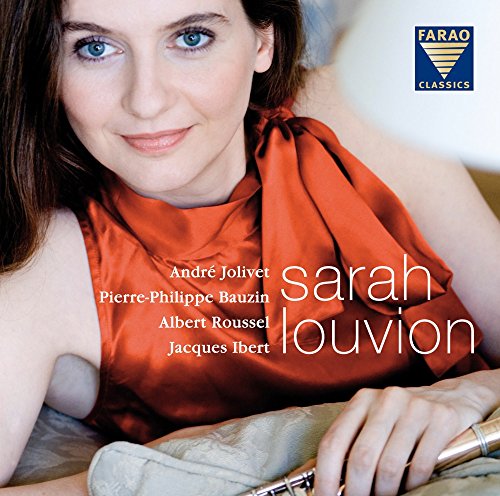 CD cover featuring a woman holding a flute, wearing a red satin top.