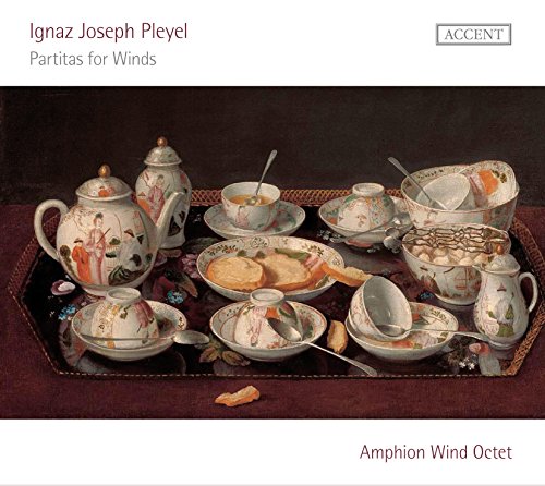 CD cover featuring a still life of ornate tea set and pastries on a tray.