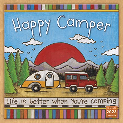 Happy Camper 2023 Calendar (WALL 16 MONTH)